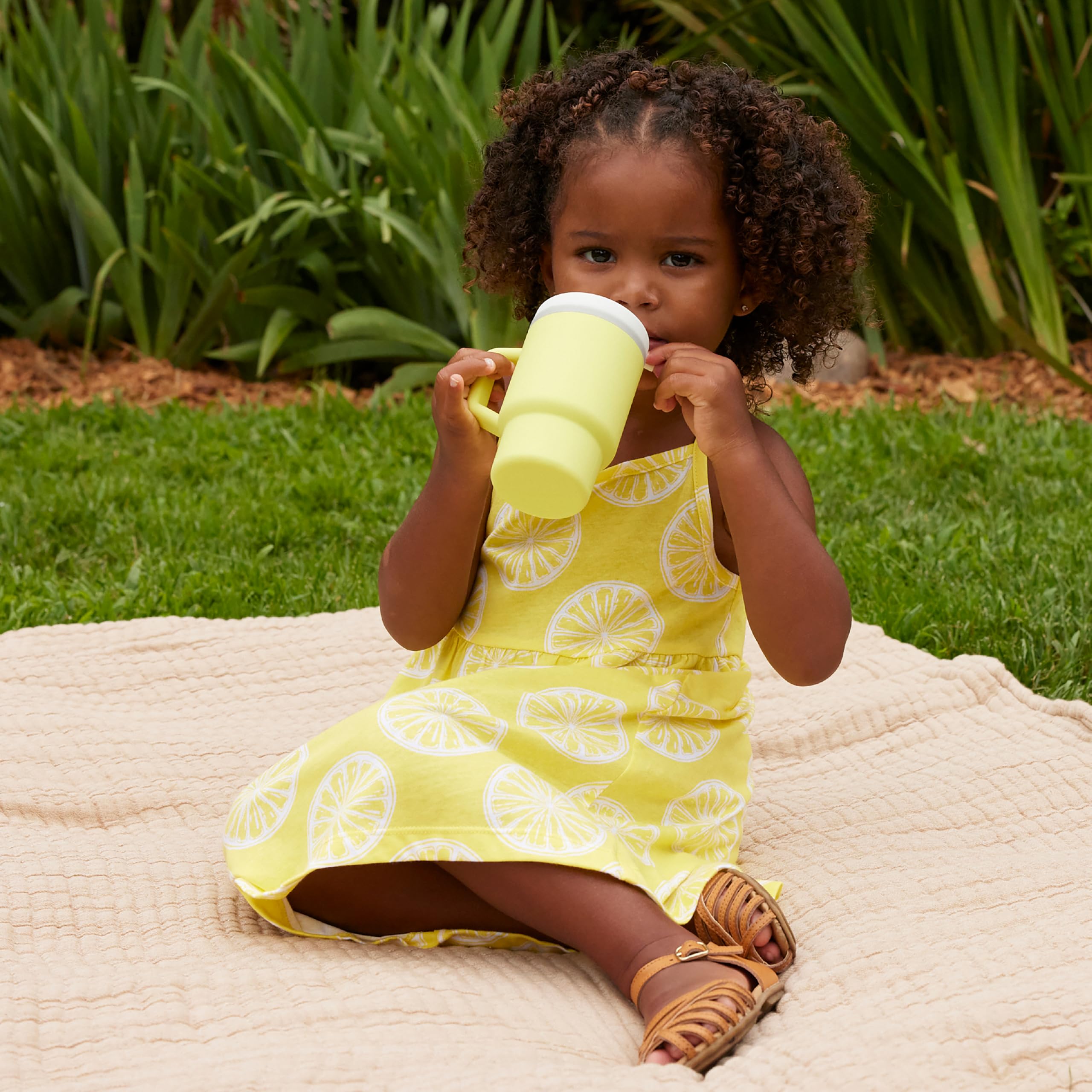 Infantino My 1st Tumbler BPA-free silicone keeps baby safe and comfortable.