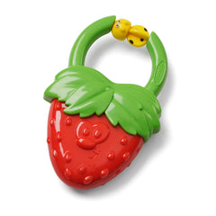 Infantino Vibrating Teethers Strawberry design soothes gums and engages baby's senses