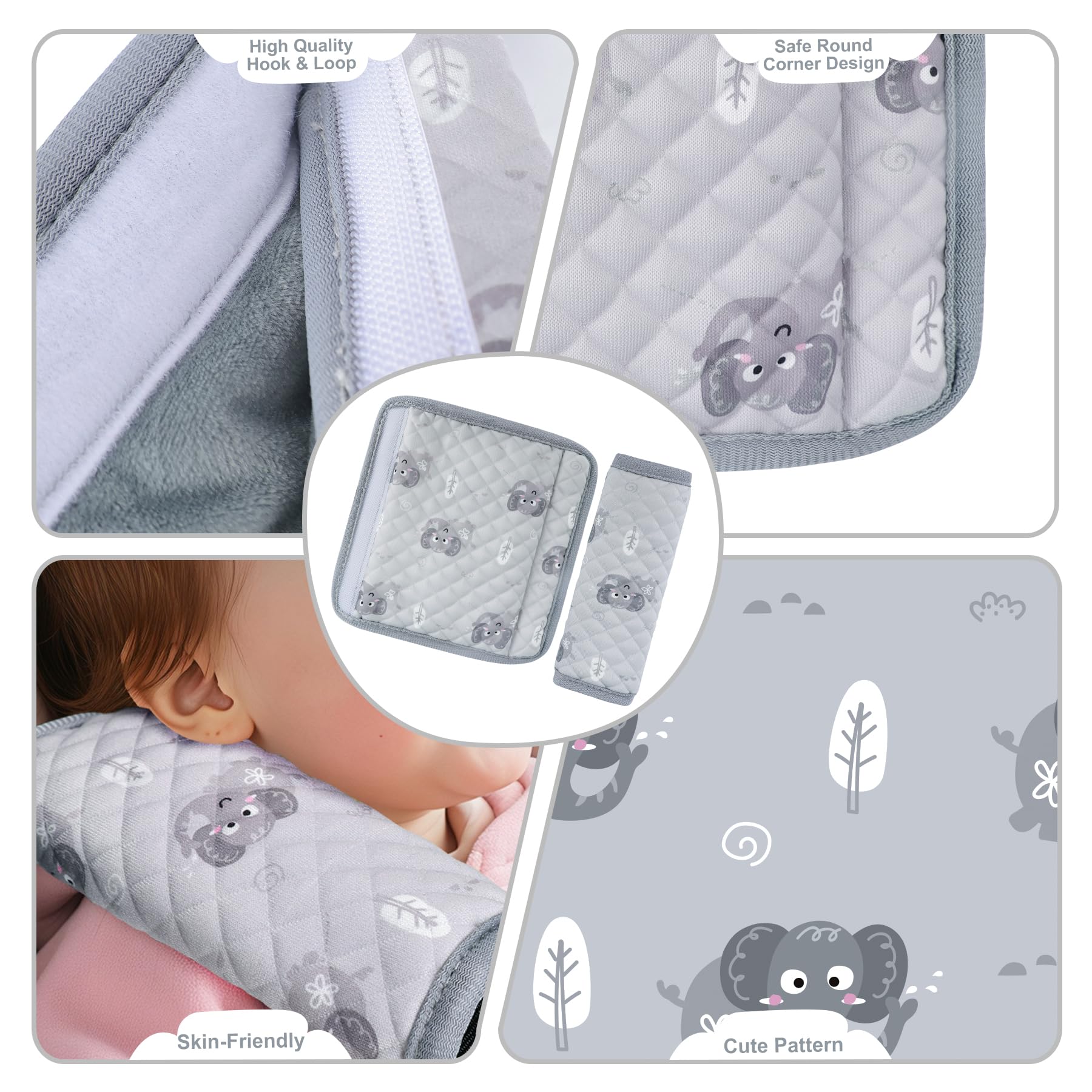 INFANZIA air-layer breathable side helps stay cool in summer.