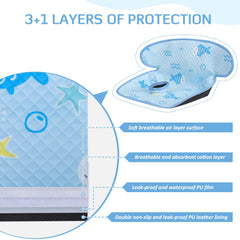 INFANZIA Dry Seat anti-skid design prevents shifting during travel