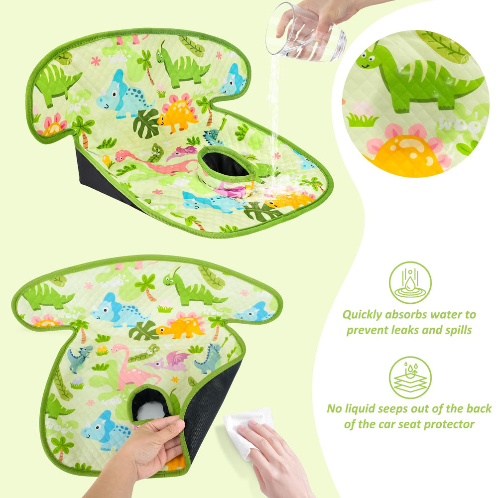 INFANZIA Dry Seat anti-slip backing keeps the liner in place.