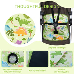 INFANZIA Dry Seat harness shield blocks wetness around buckles.