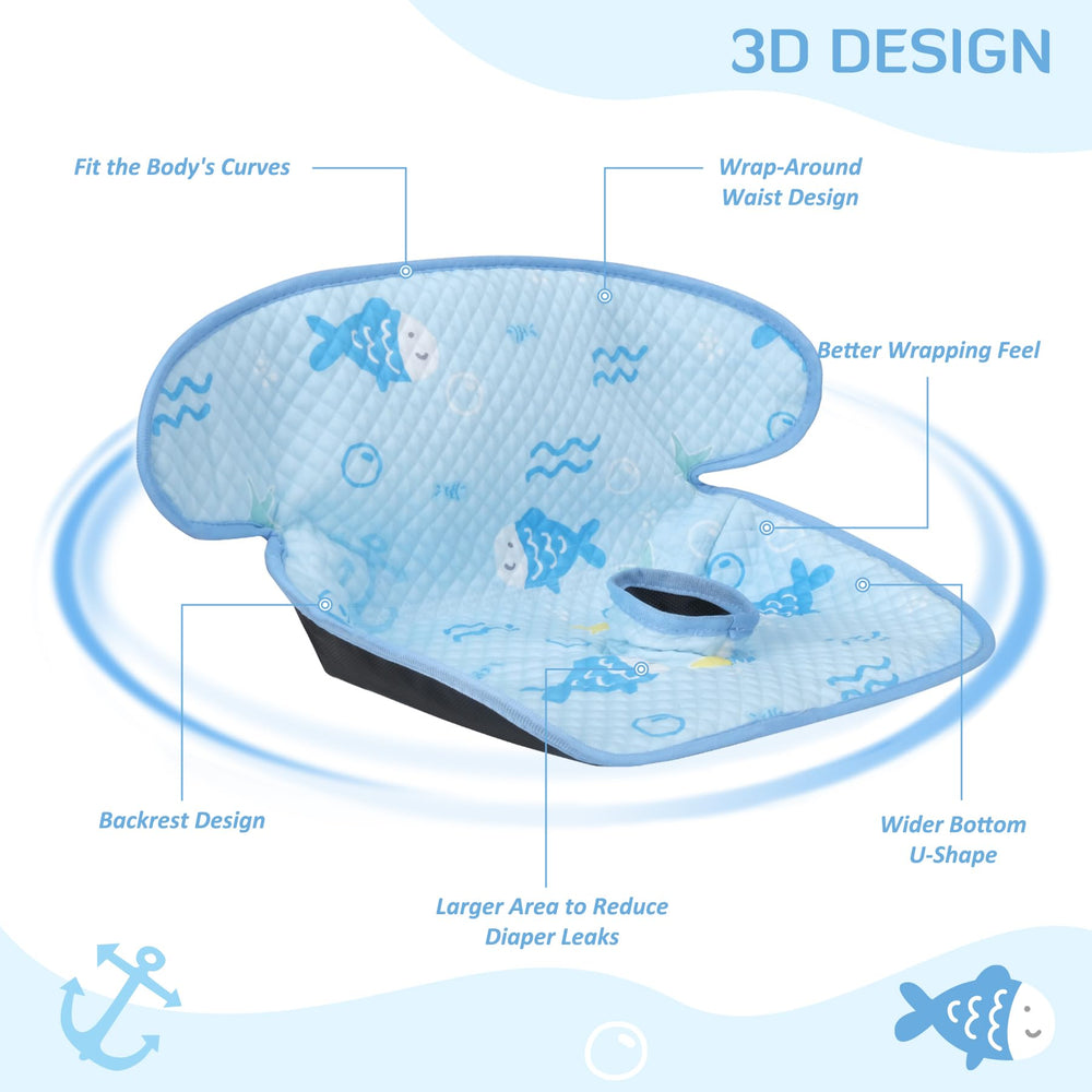 INFANZIA Dry Seat fits stroller and car seats securely
