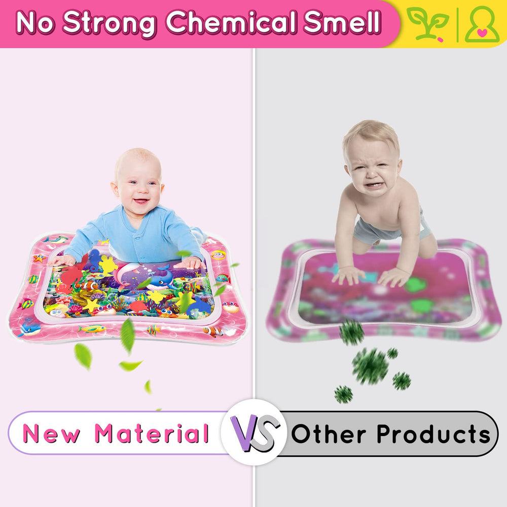 Infinno Tummy Time Water Mat easy setup for quick play