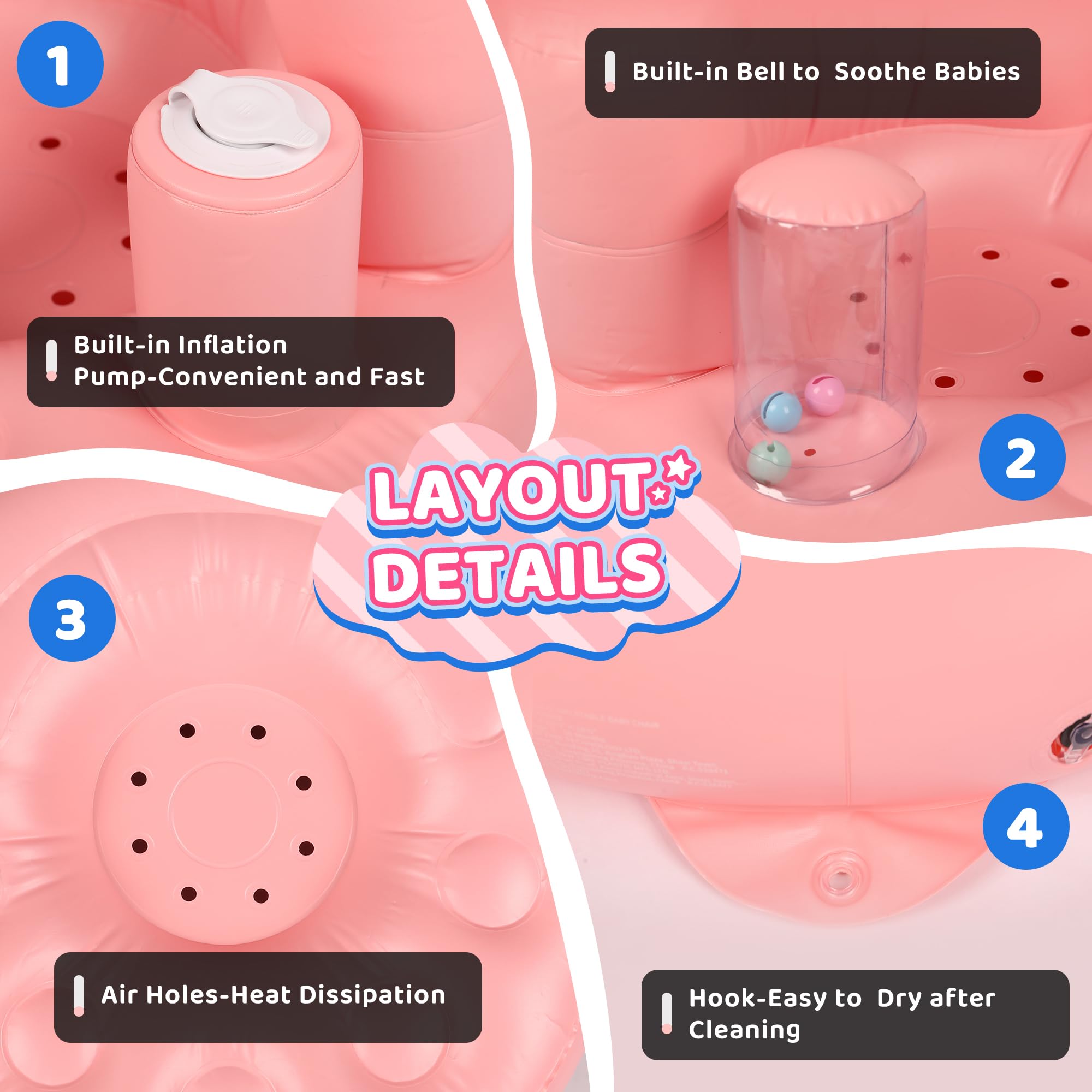 InflateFly baby seat inflation and deflation tools for fast setup.