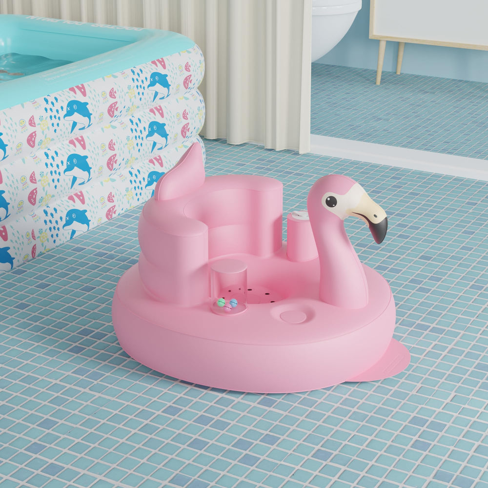 InflateFly baby seat kit includes towel patch and manual for easy setup.