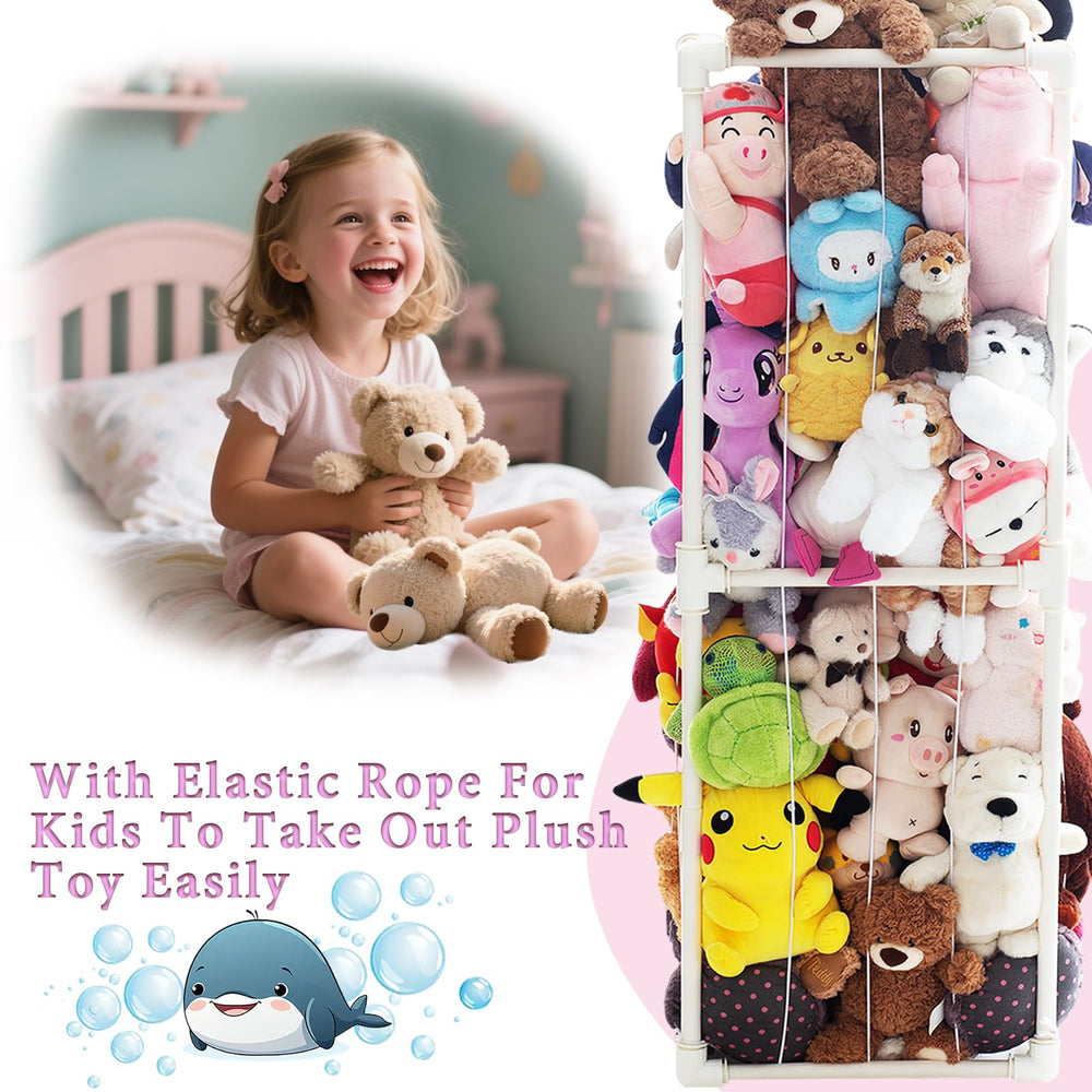 INFTOYCO plushies in Zoo setup encourage easy cleanup.