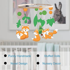 INFUNLY animal mobile felt collection adds whimsy to nursery decor.