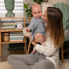Ingenuity Pock-a-Bye soother with preloaded playlists delivers soothing sounds for bedtime routines.