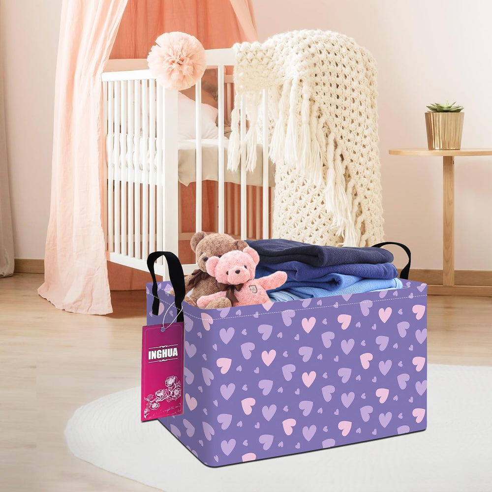 INGHUA rectangular storage basket stores pets toys and accessories neatly
