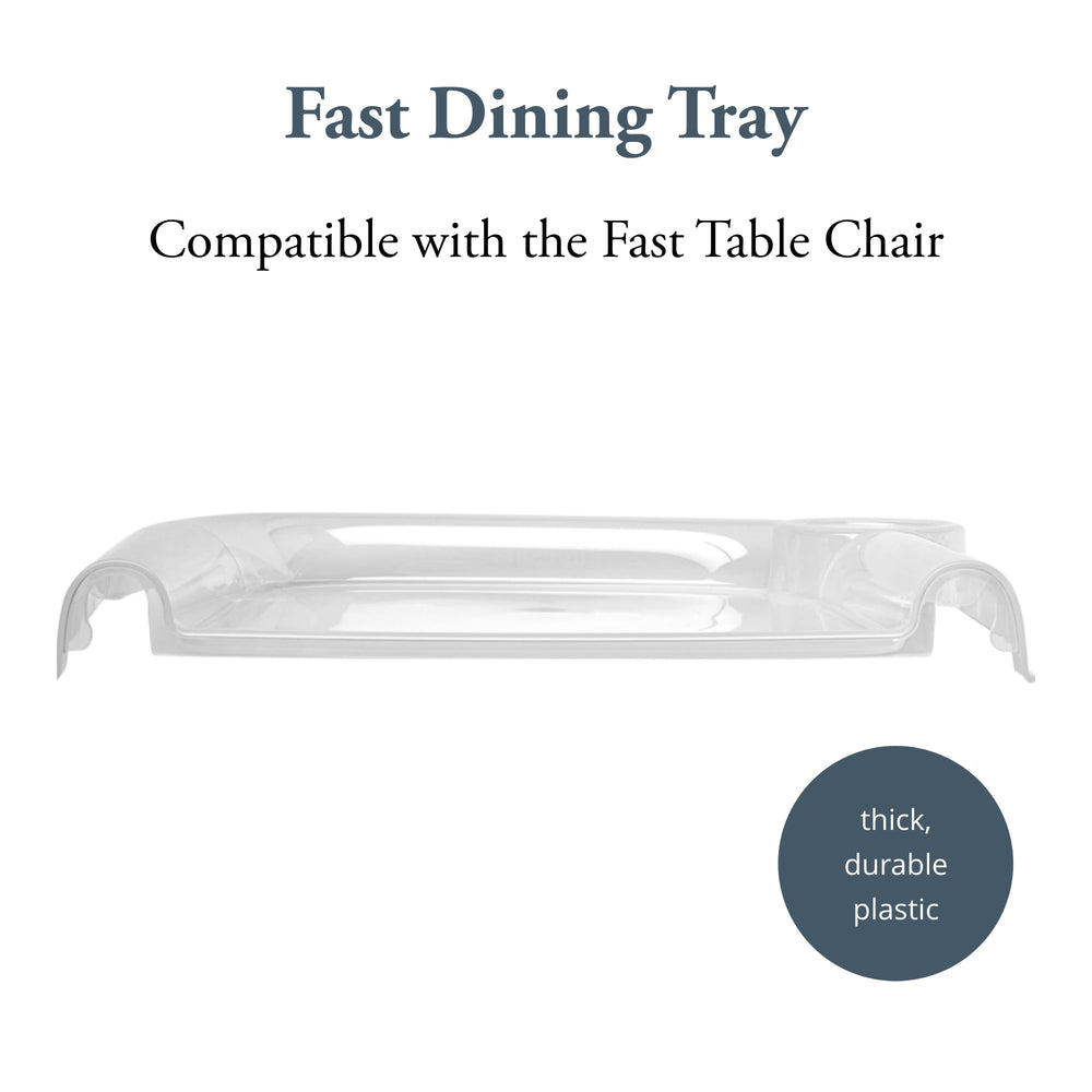 Inglesina Fast Dining Tray Plus built-in cup holder preventing spills during feeding