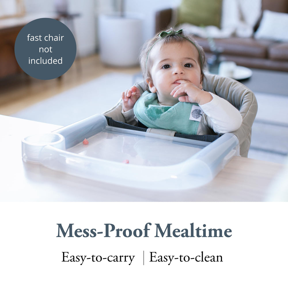 Inglesina Fast Dining Tray Plus BPA-free materials shown for safe everyday use