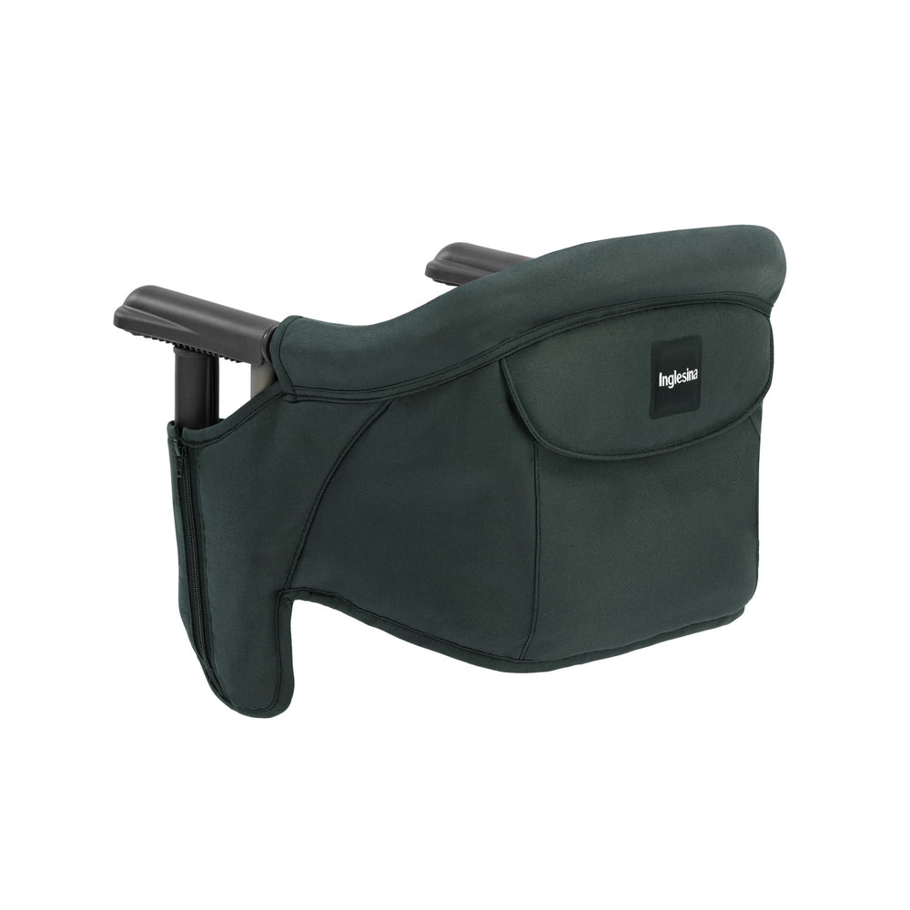 Inglesina Fast Table Chair attached to table for safe family meals