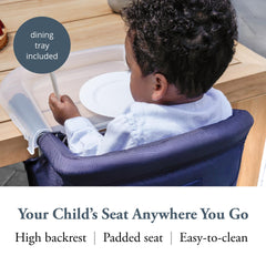 Inglesina Fast Table Chair with dining tray attached for mess-free meals