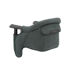 Inglesina Fast Table Chair folded compact for easy storage and travel.