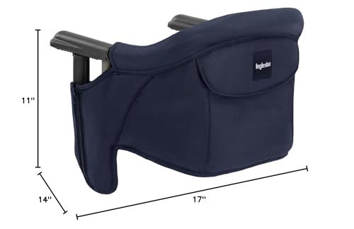 Inglesina Fast Table Chair Navy carry bag for easy portability.