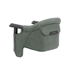 Inglesina Fast Table Chair Pine Green Melange front view for compact toddler seating