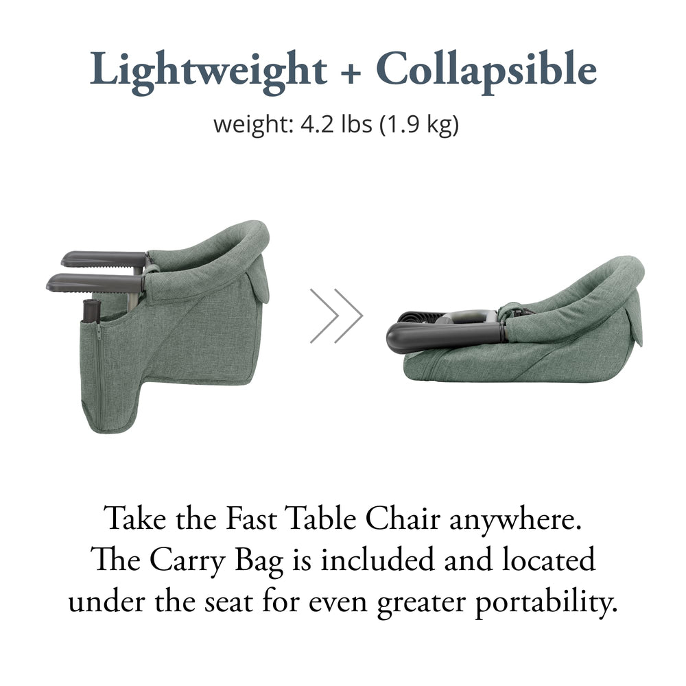 High-backrest Inglesina Fast Table Chair providing comfortable dining