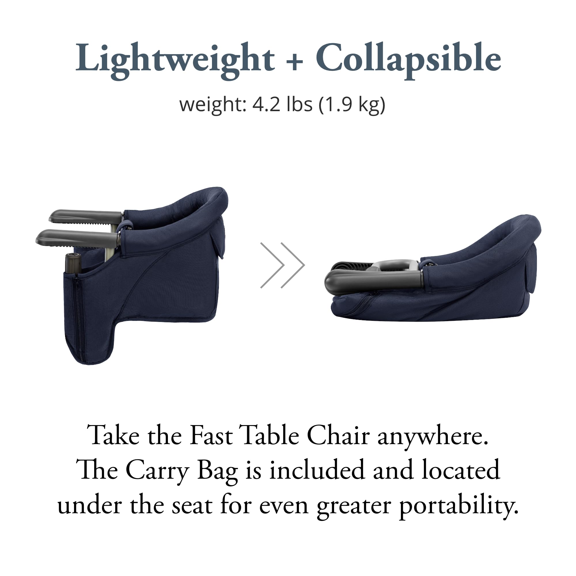 Inglesina Fast Table Chair portable with included travel bag