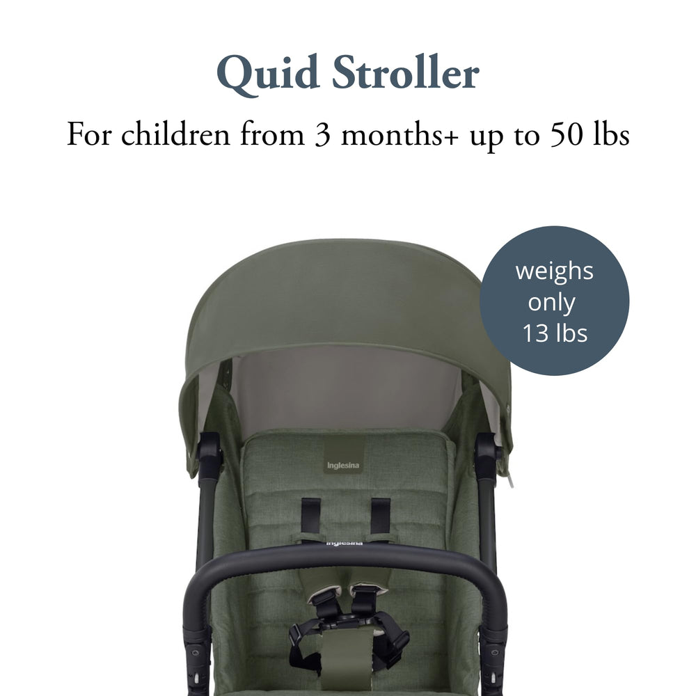 Inglesina Quid 2, lightweight at 13 pounds for easy portability