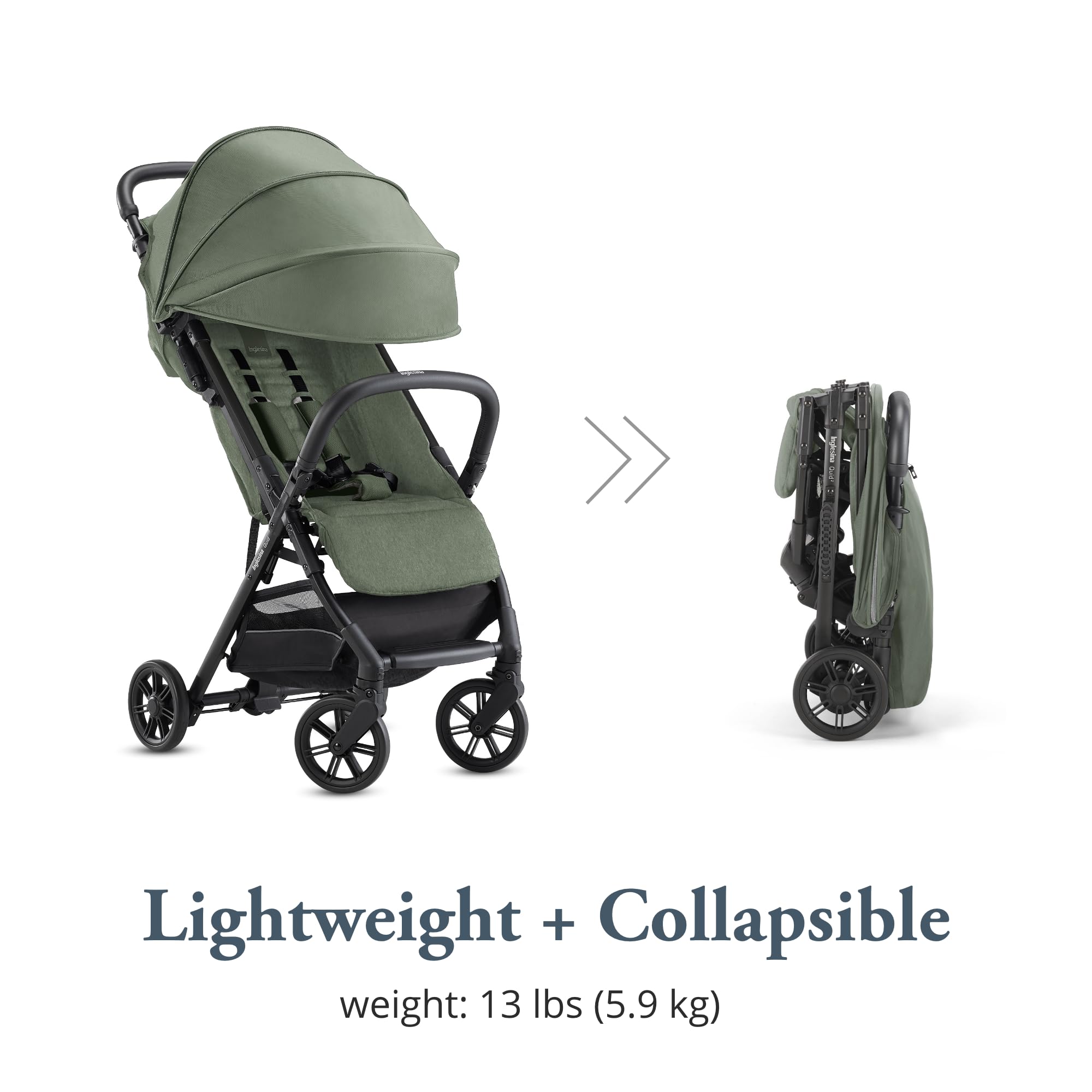 Inglesina Quid 2 reclining seat ready for naps on the go