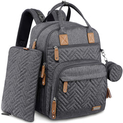 iniuniu diaper bag backpack 4-in-1 front view showing versatile travel-ready design