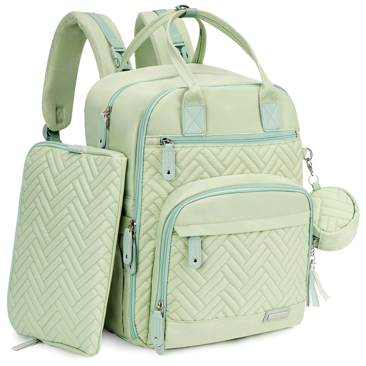 Iniuniu diaper bag backpack 4in1 offers organized on-the-go travel.