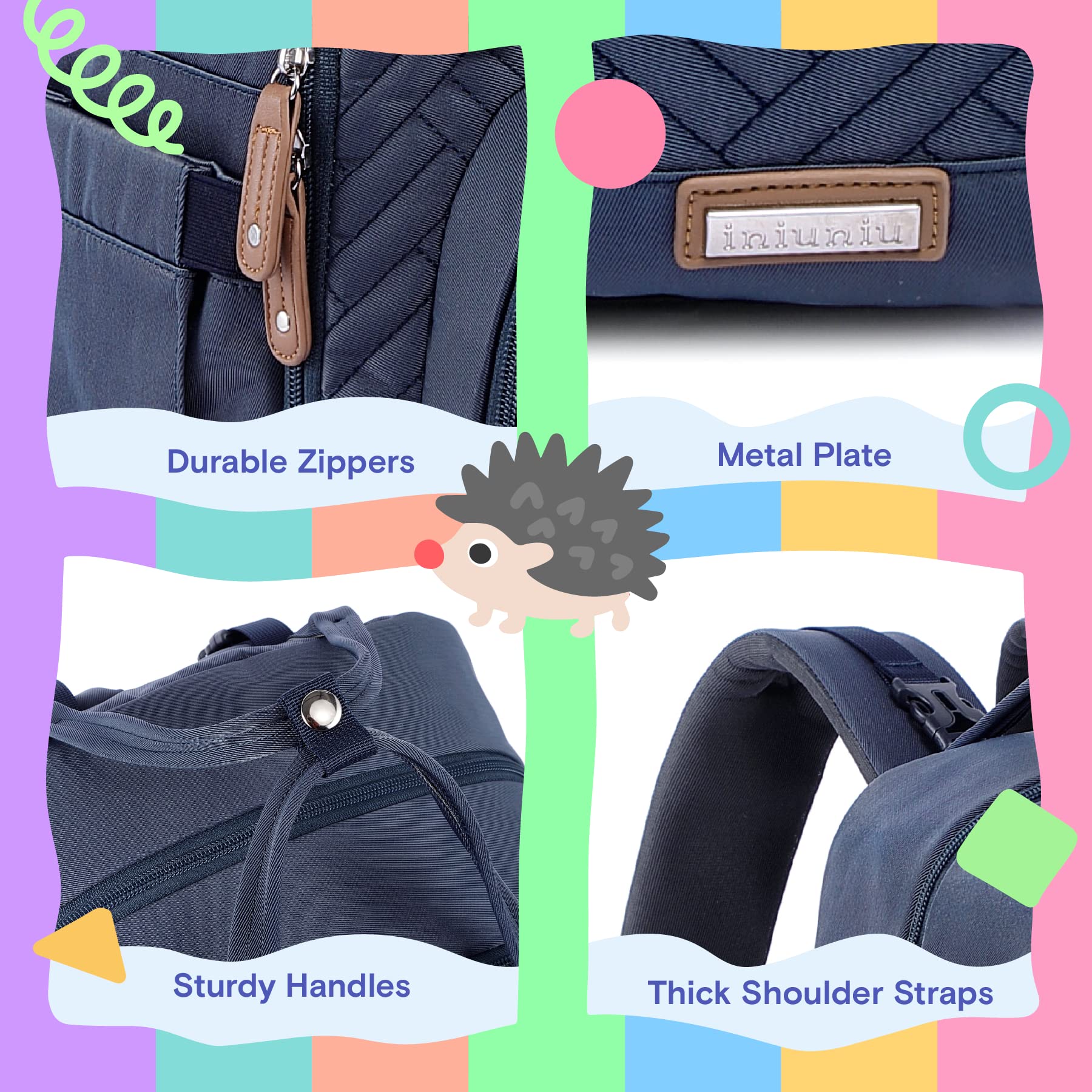 iniuniu luggage strap lets you slide over luggage handles for hands-free travel.