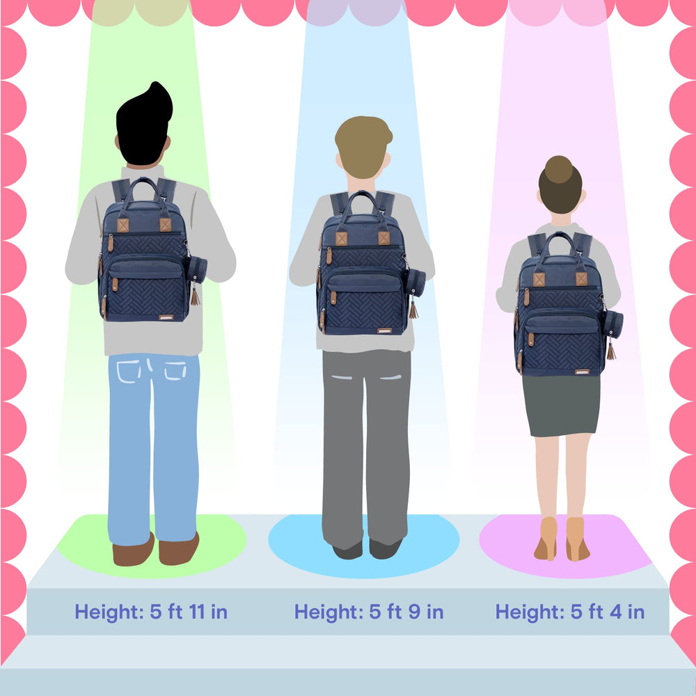 iniuniu bag with 18 pockets helps organize baby essentials efficiently.