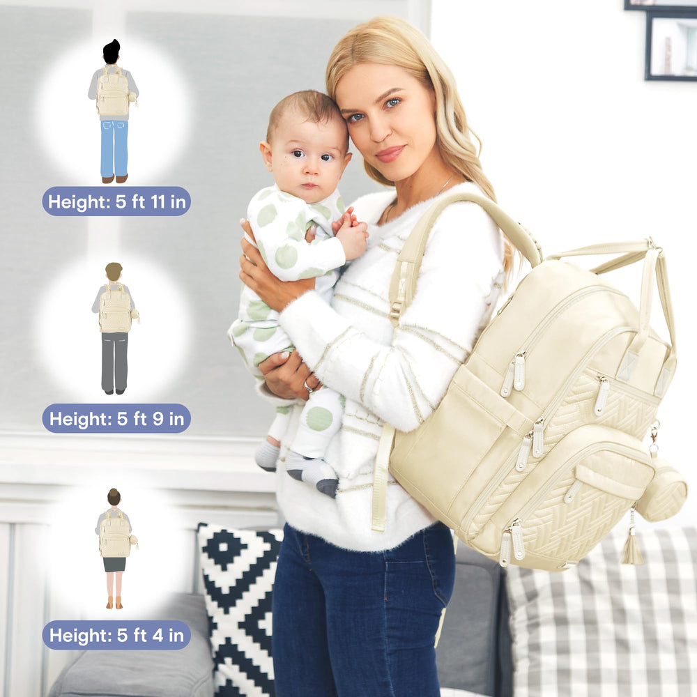 iniuniu diaper bag backpack waterproof material ready to repel spills