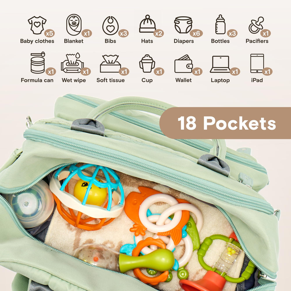 Iniuniu ergonomic shoulder straps boost comfort during long days.
