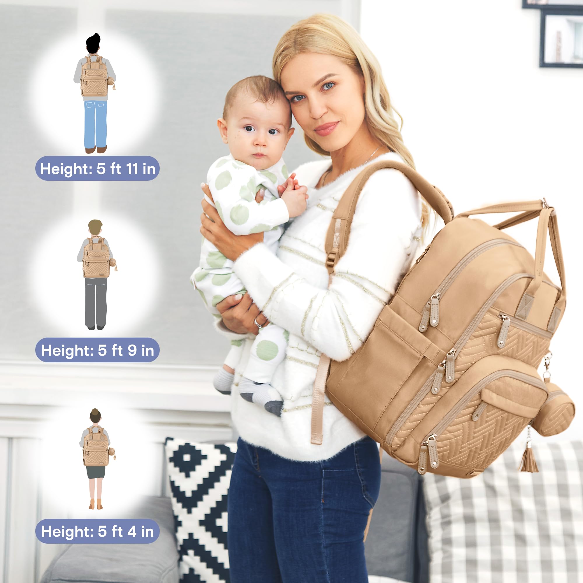 iniuniu luggage strap back design for hands-free travel