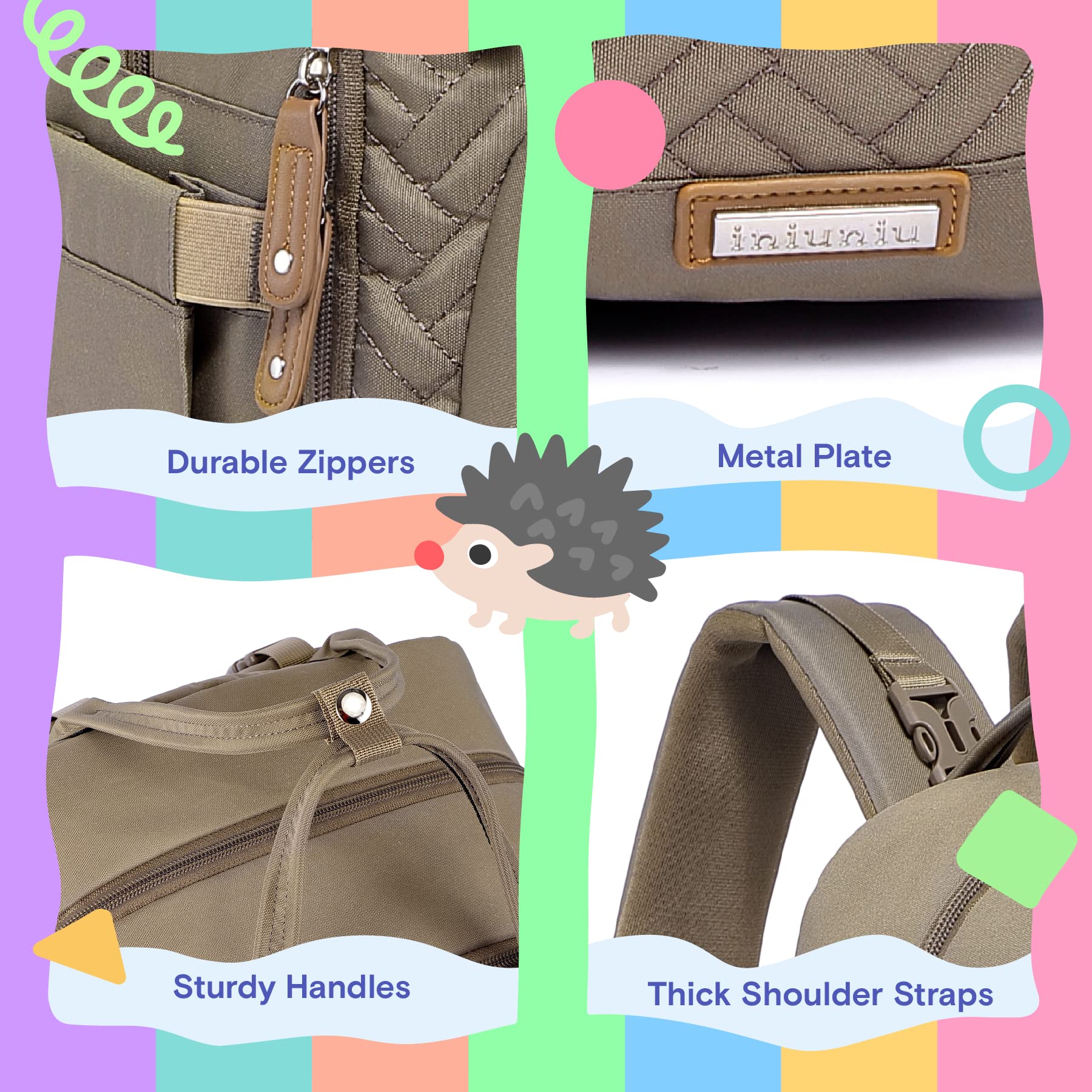 iniuniu pacifier case integrated for organized soothing essentials