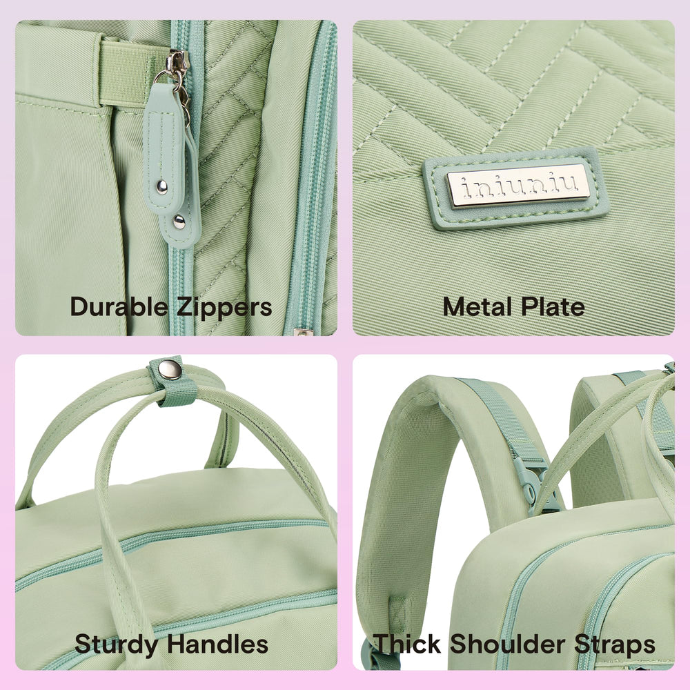 Iniuniu waterproof outside fabric protects contents in rain.