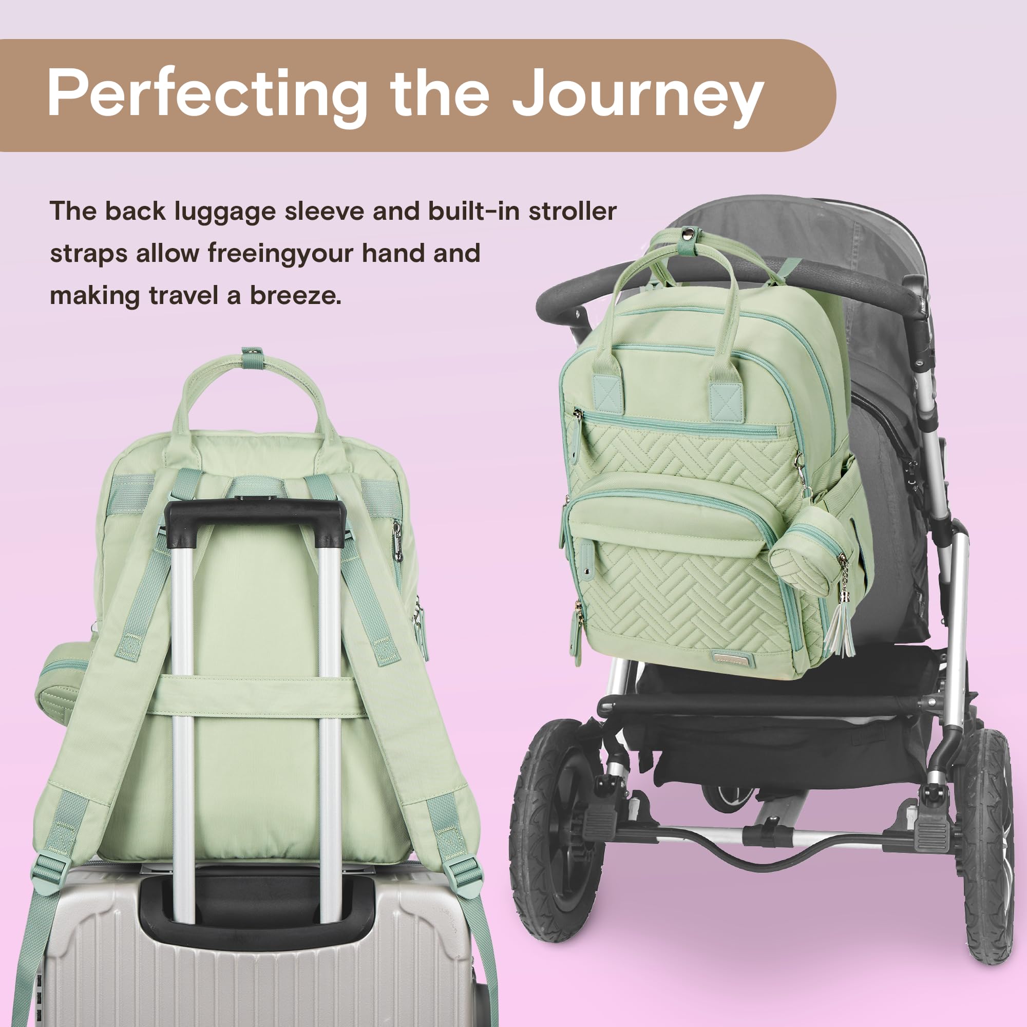 Iniuniu wide-opening main compartment makes packing a breeze.