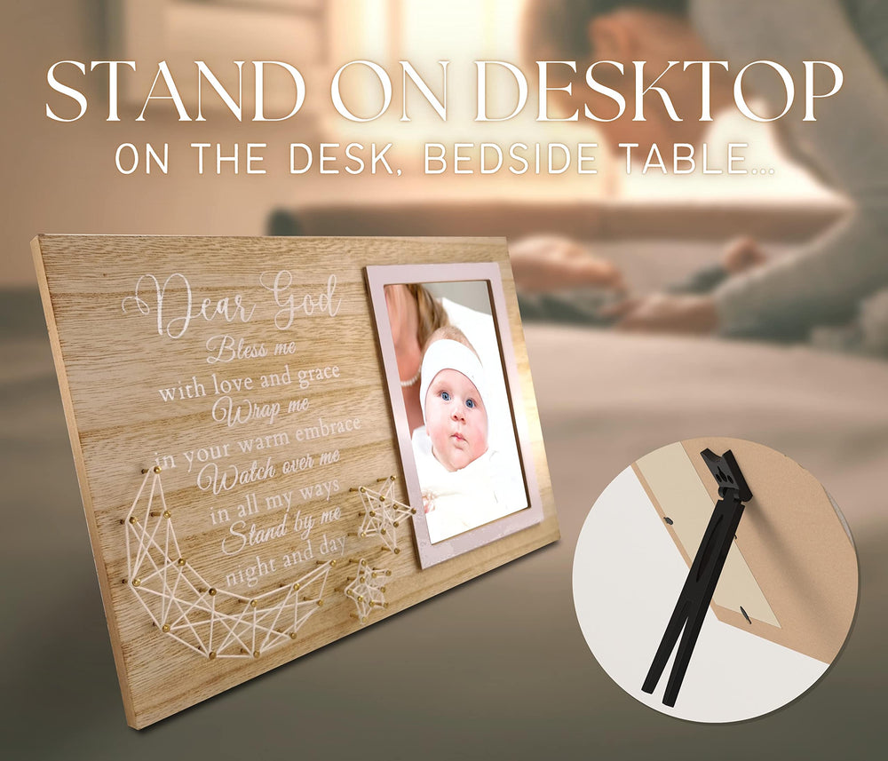 InnoBeta 4x6 frame highlights blessing words to celebrate a baby’s dedication.