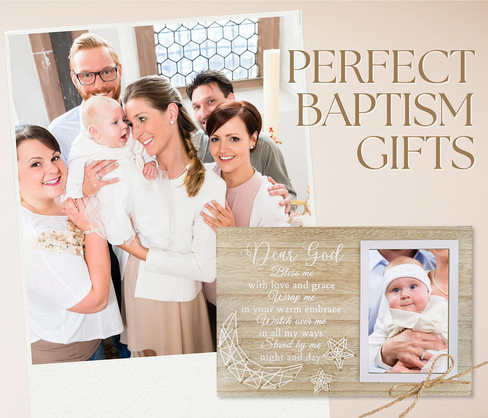 InnoBeta gift-ready baptism frame arrives with care and easy display options.