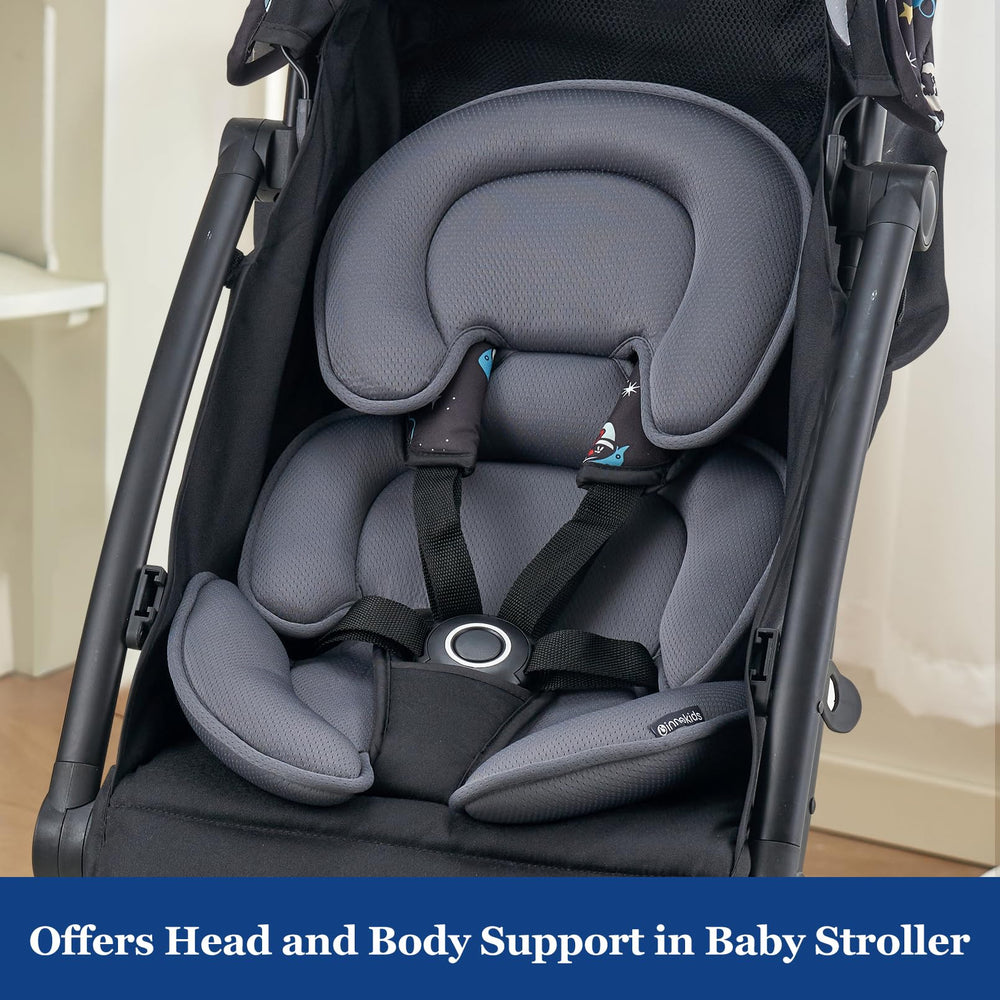 Innokids grey color close-up highlighting calm, versatile styling