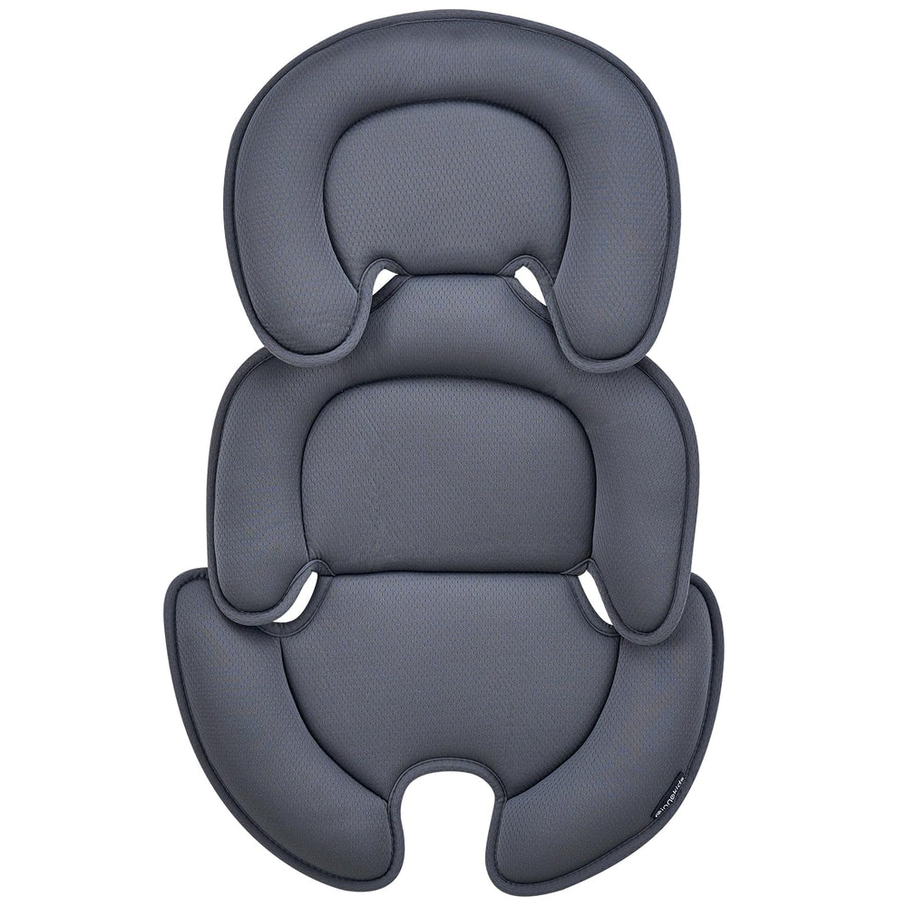 Innokids head and body support pillow with arc cut-out provides newborn seating comfort