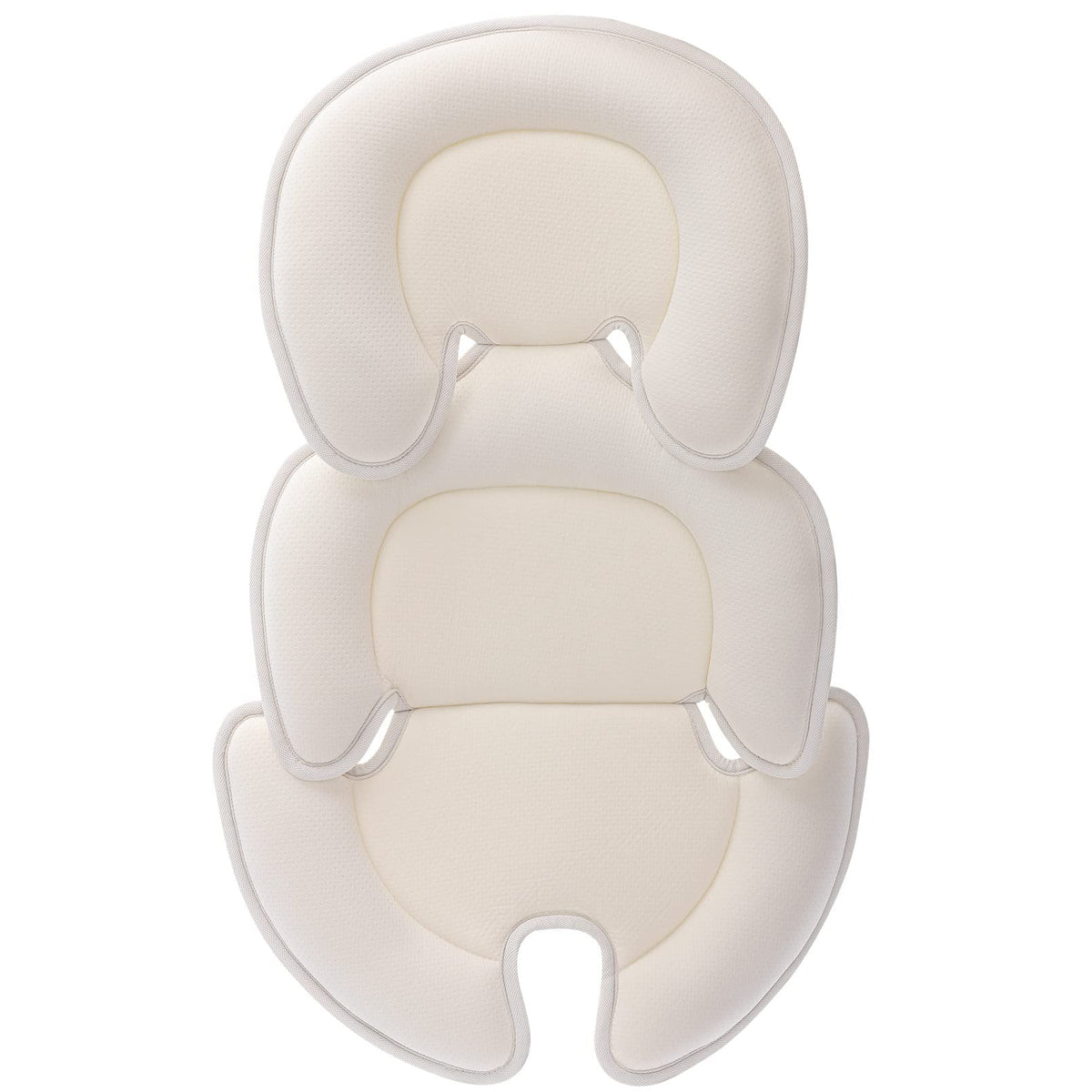 Innokids head-and-body-support-pillow in car seat providing a cozy cradle.
