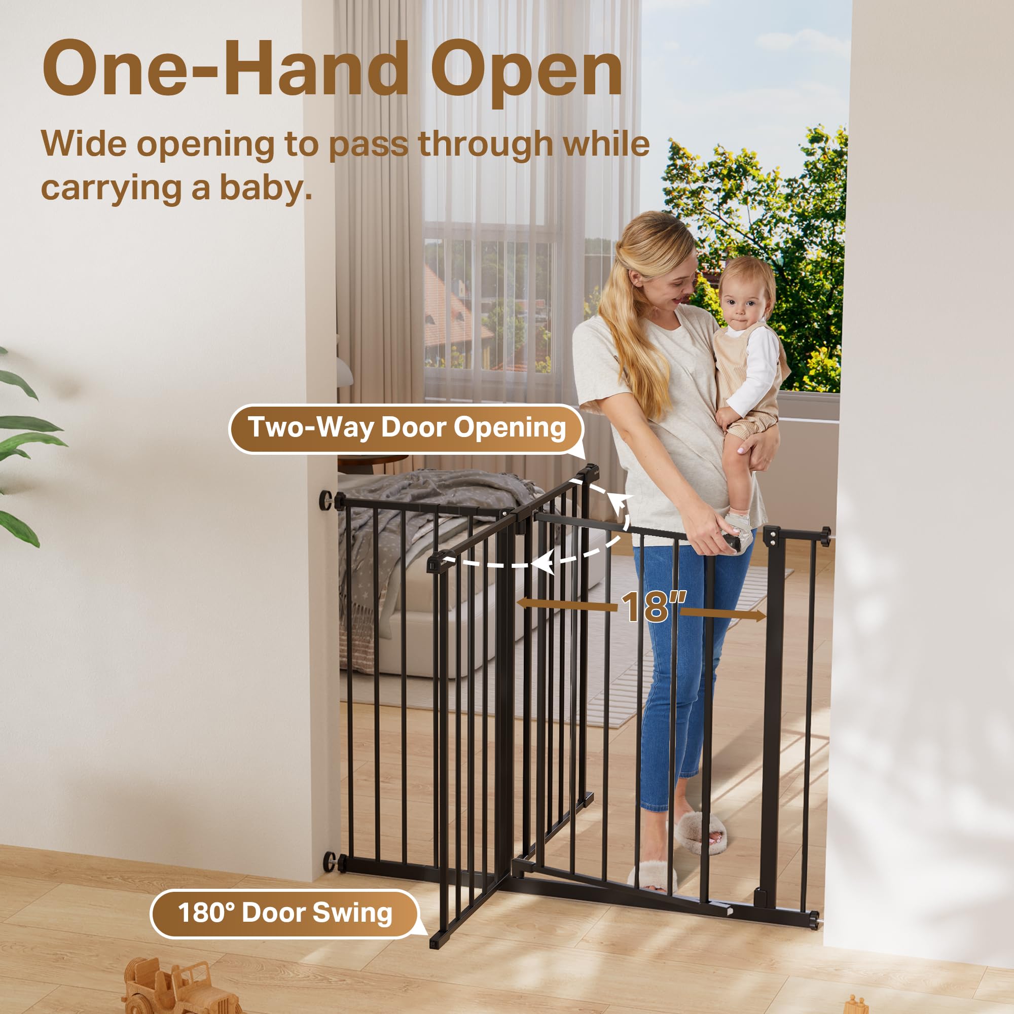 InnoTruth metal frame with wide slats for visibility and durability.