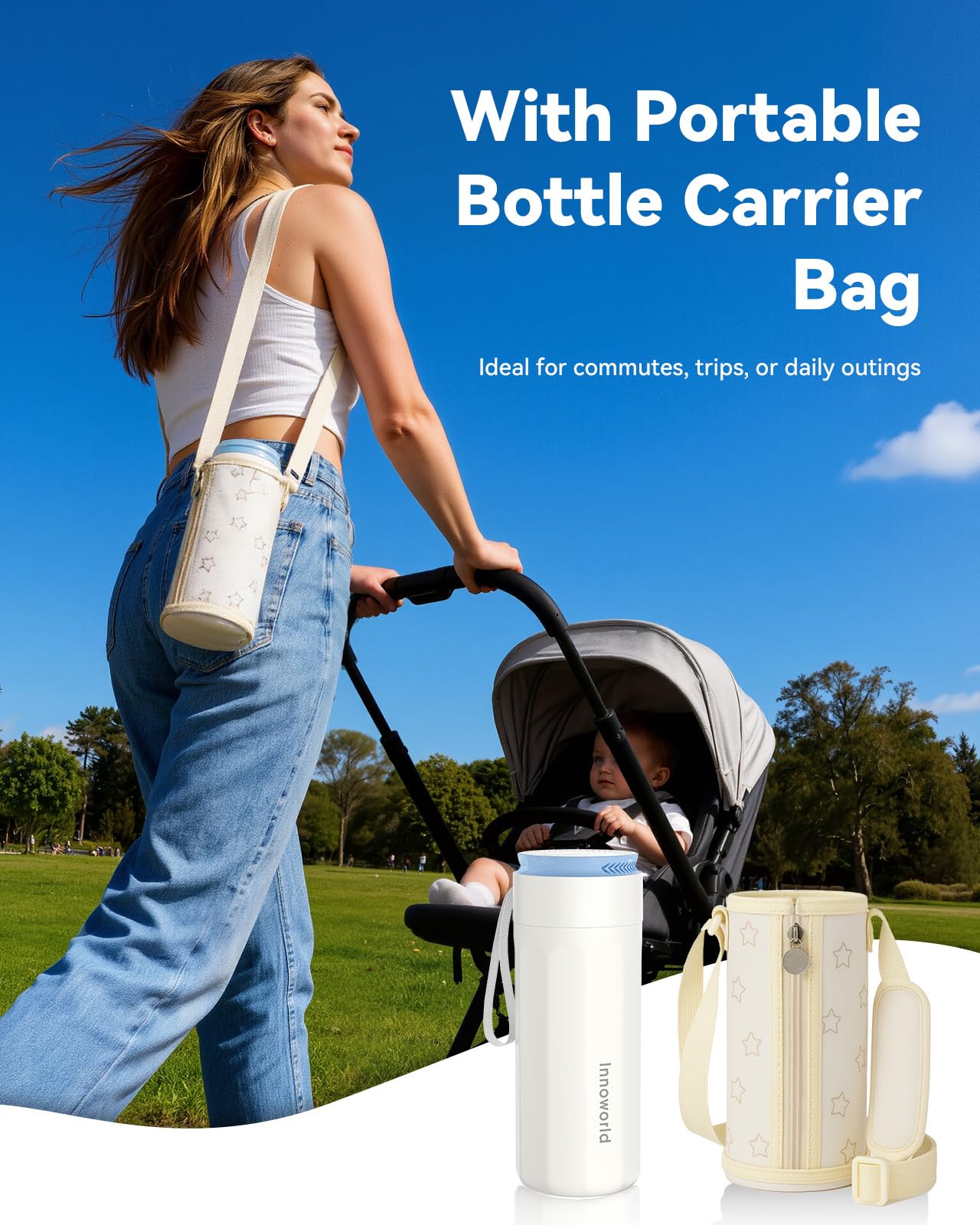 Innoworld TSA-friendly cooler designed for airports and travel