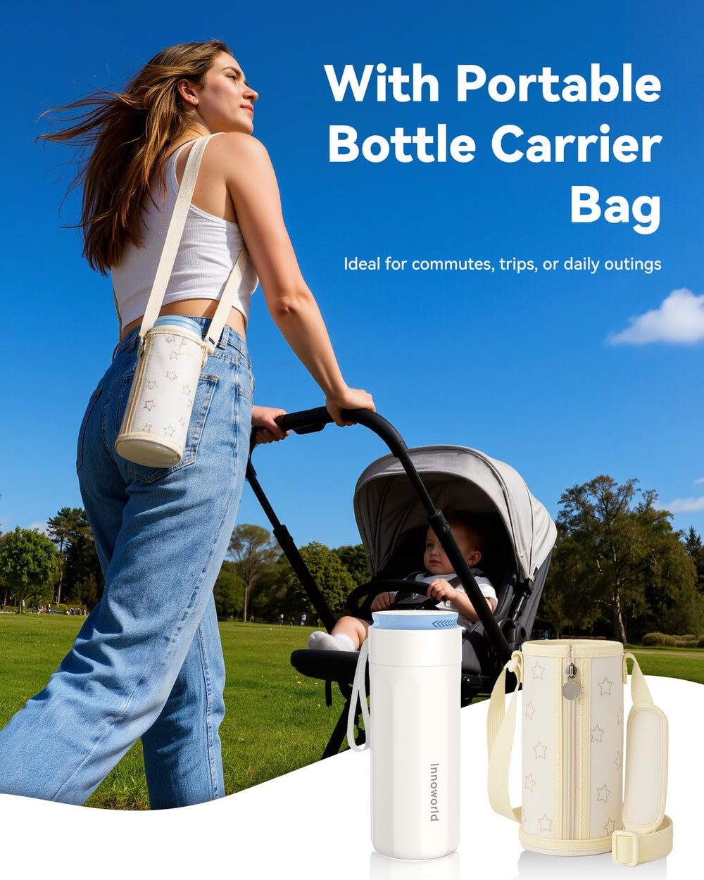 Innoworld TSA-friendly cooler designed for airports and travel