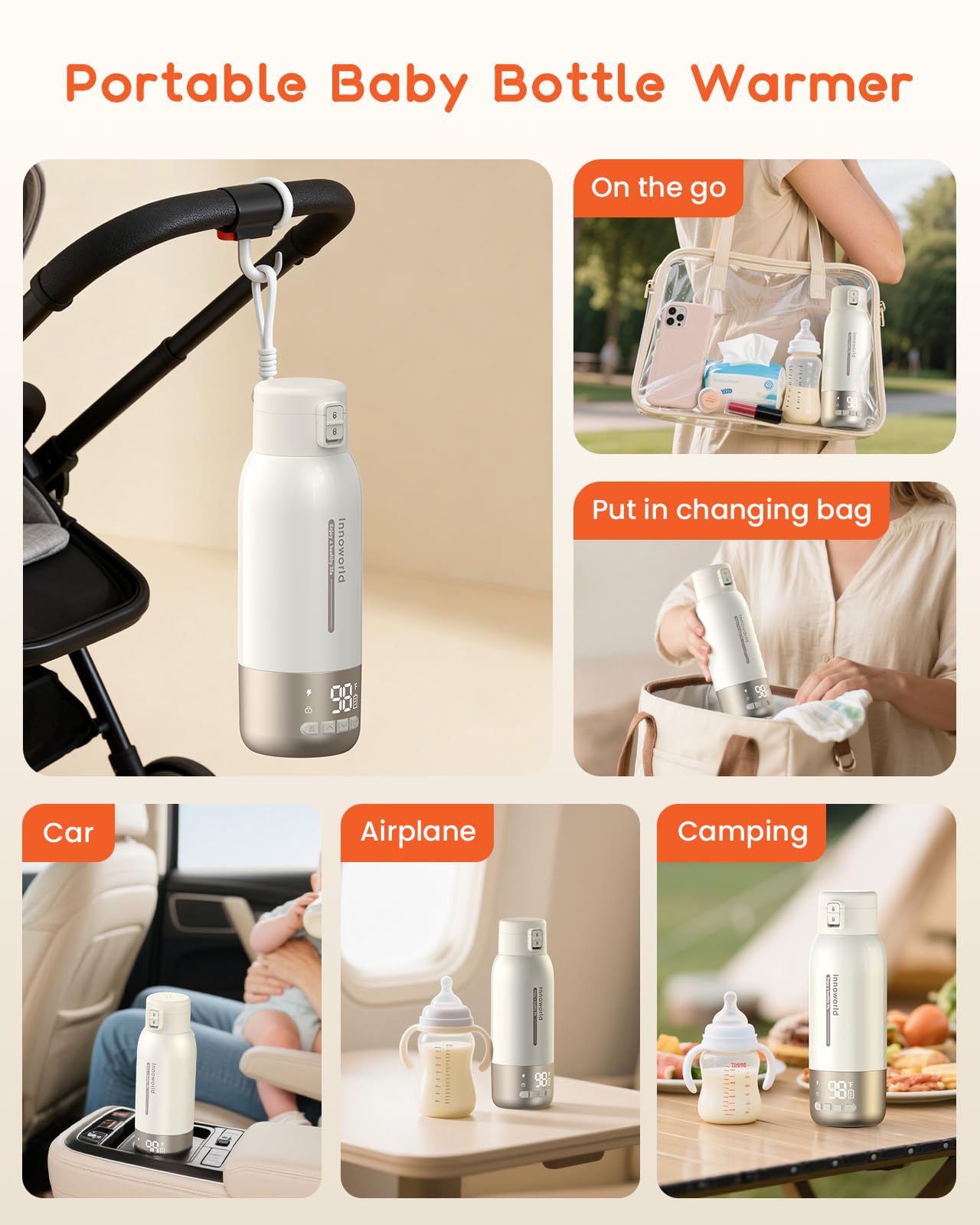 Fast charging capability supports on-demand warmth during busy days