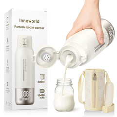 Innworld portable bottle warmer front view for travel convenience