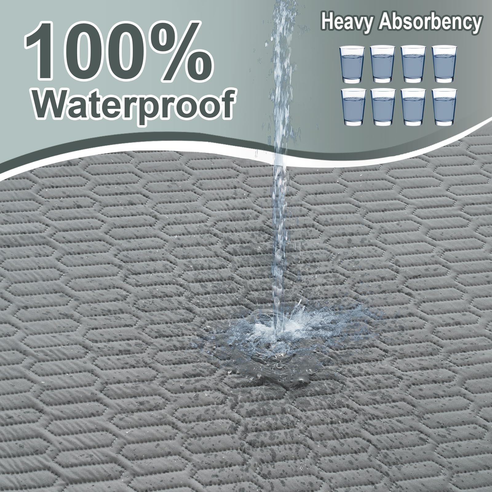 Inooro ultra-absorbent core draws moisture away from skin for comfort.