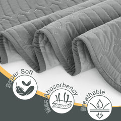 INOORO Underpad ultra-absorbent core quickly wicks moisture away