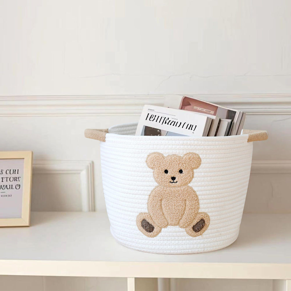 INough basket soft cotton rope maintains its shape during daily use
