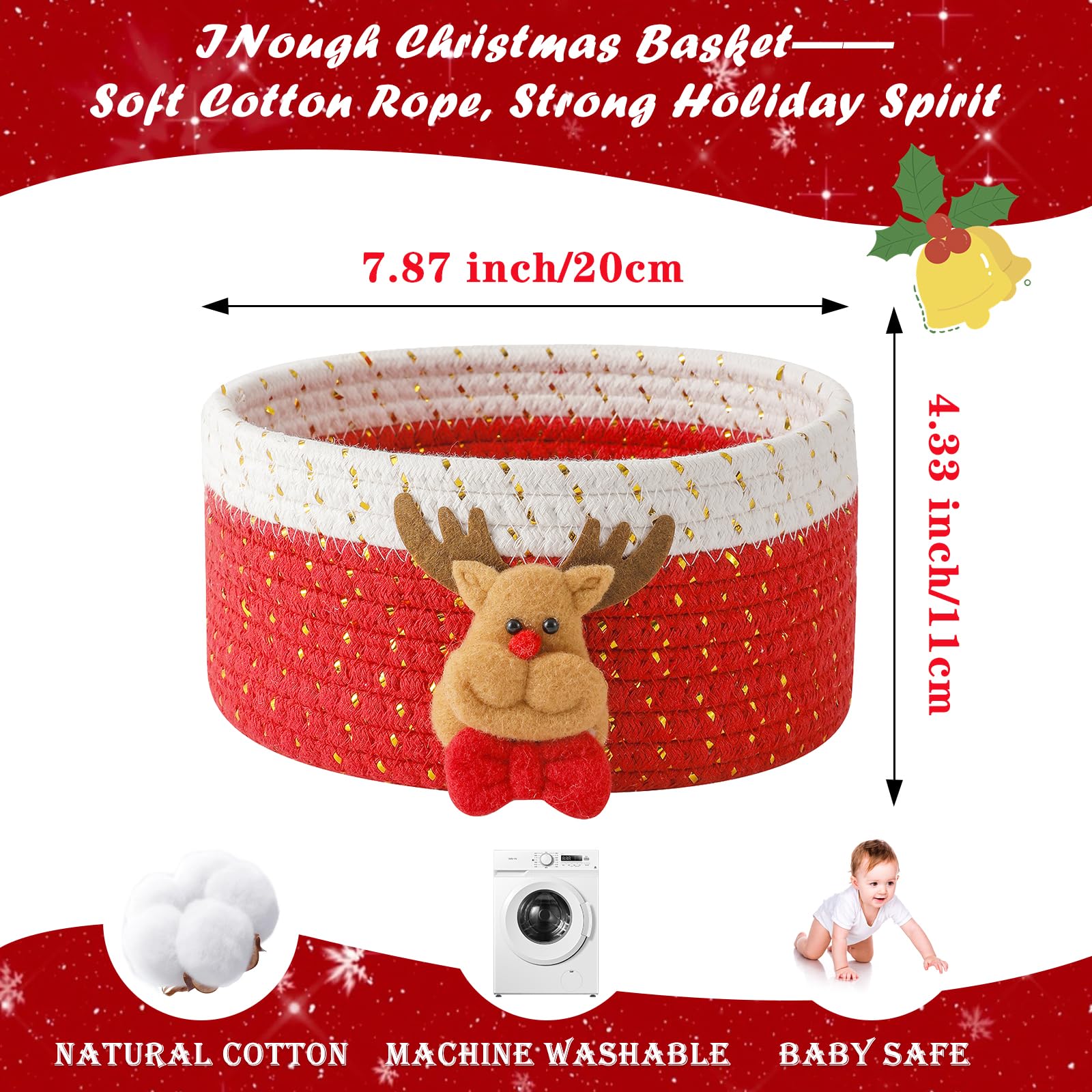 INough gift-ready basket for decorative displays and thoughtful presents.