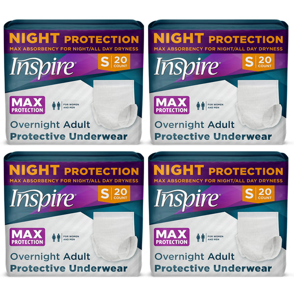 Inspire adult diaper with absorbent-core for all-day dryness and confidence